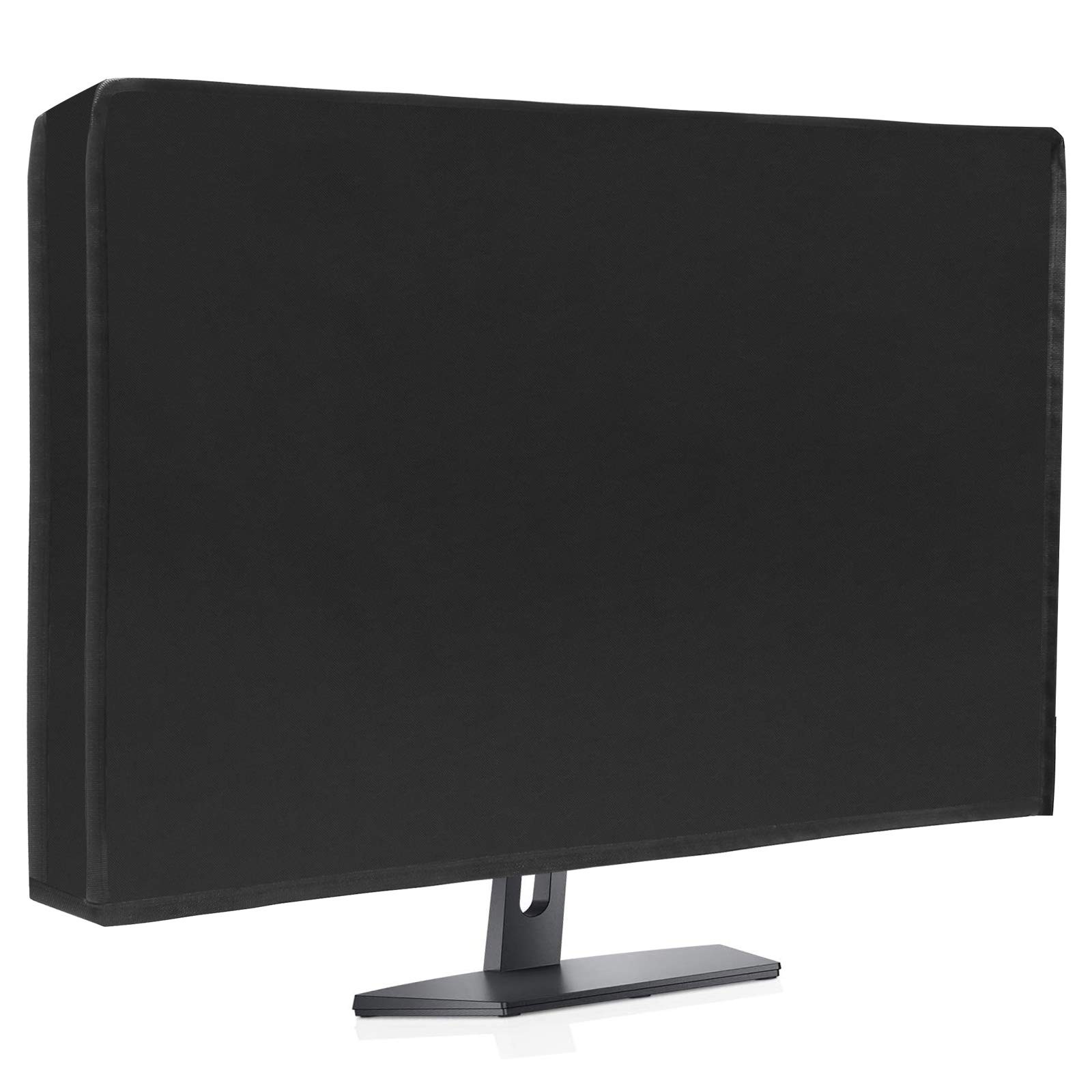 Waterproof Computer Monitor Dust Cover, Luxiv Black 24W X 18H X 3.2D,