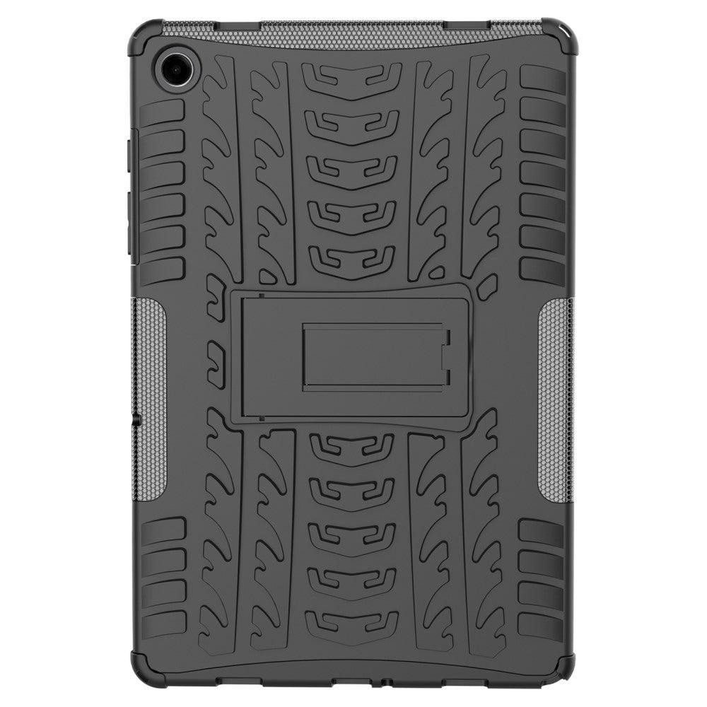 for Galaxy Tab A9 plus 11 Case /Samsung Tab A11 Plus 11 cover Tire TPU+PC -Black