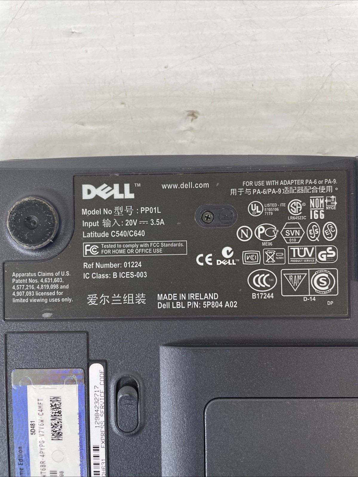 Retro Dell Latitude C640 Intel Pentium 4 2.0GHz 512MB RAM 20GB HDD Radeon WinXP