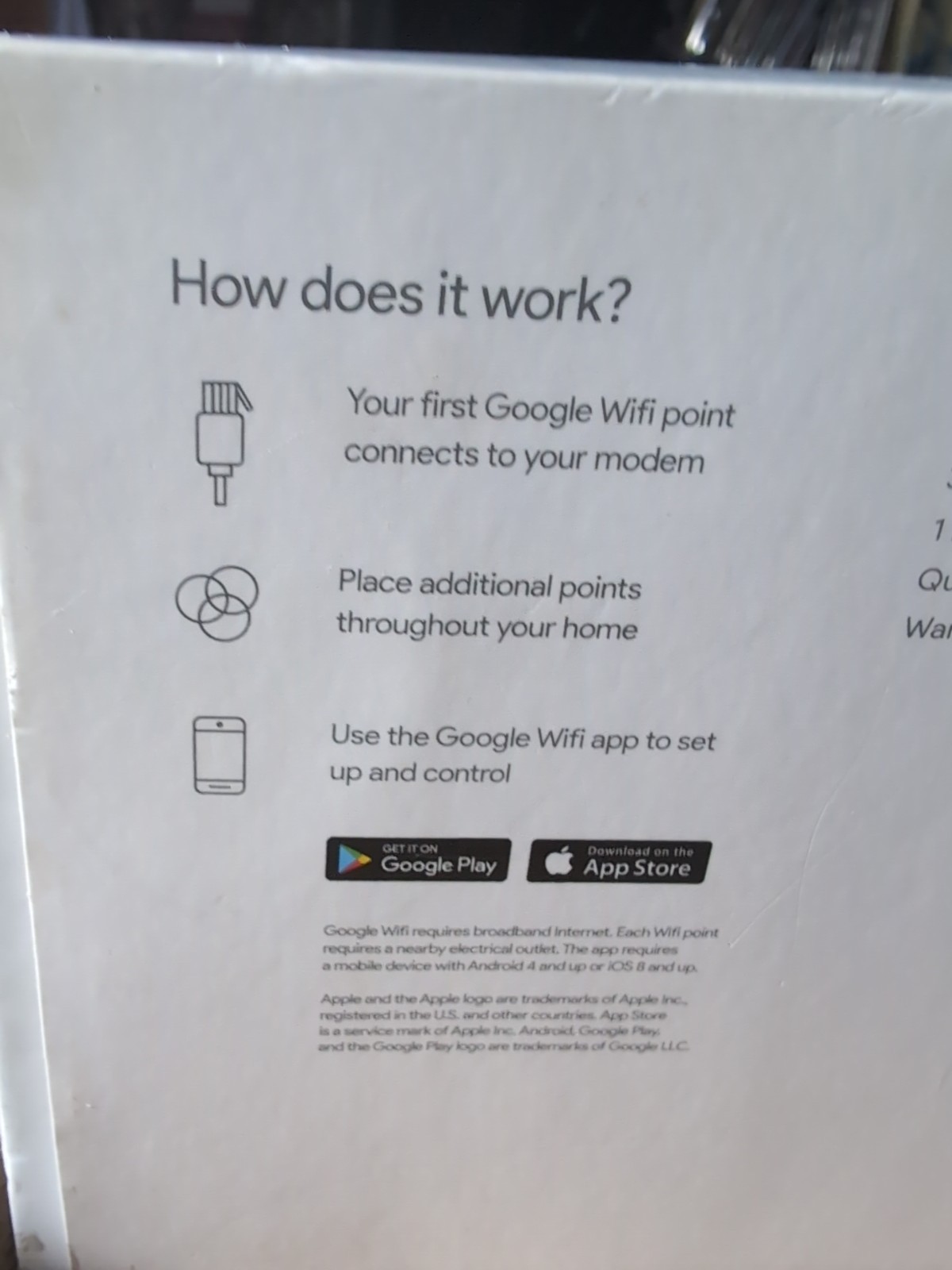 Google WiFi System Whole Home Mesh Router – 3 Pack (Open Box)