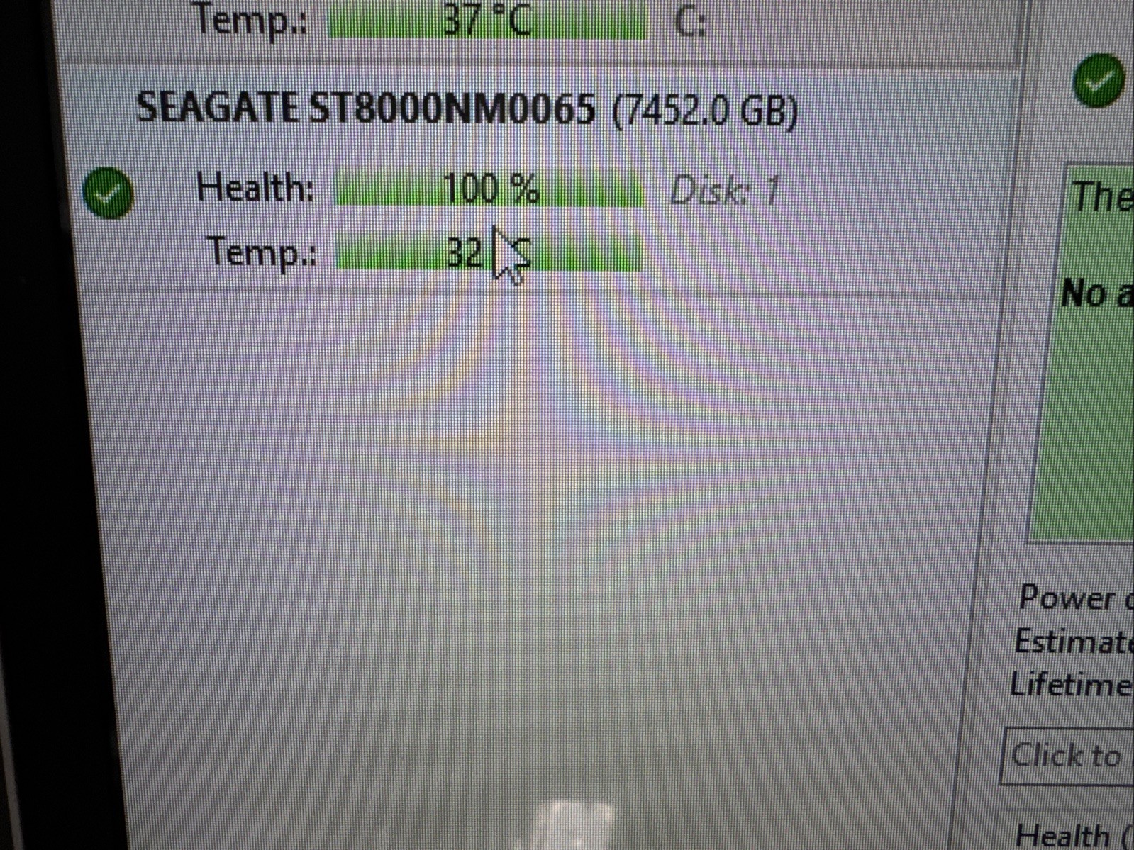 Seagate Exos Enterprise 7E8 8TB Internal 3.5 Inch Hard Drive SAS 100% Health HDD
