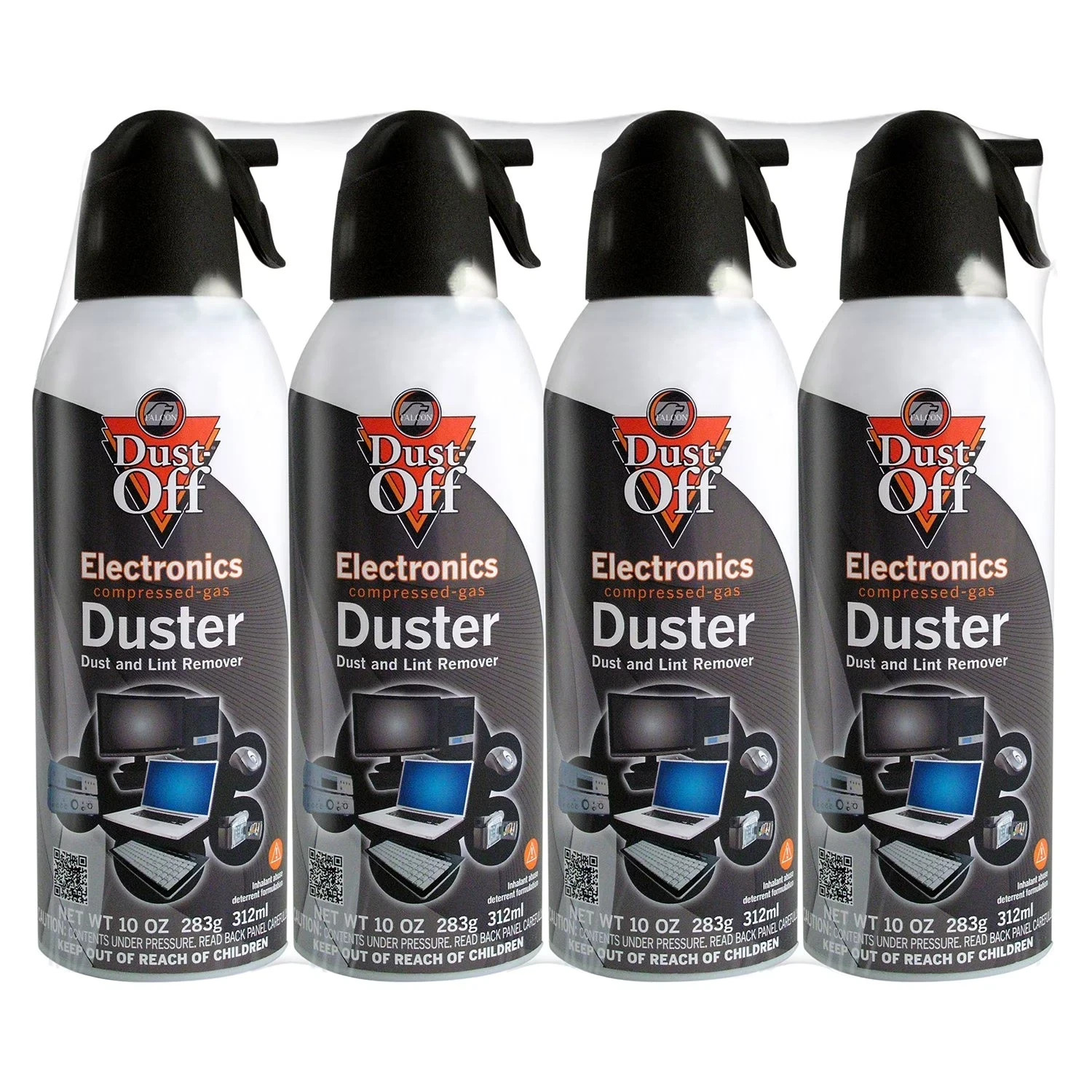 Falcon Dust-Off Compressed Gas Duster 10 oz – 4 Pack – Free Shipping