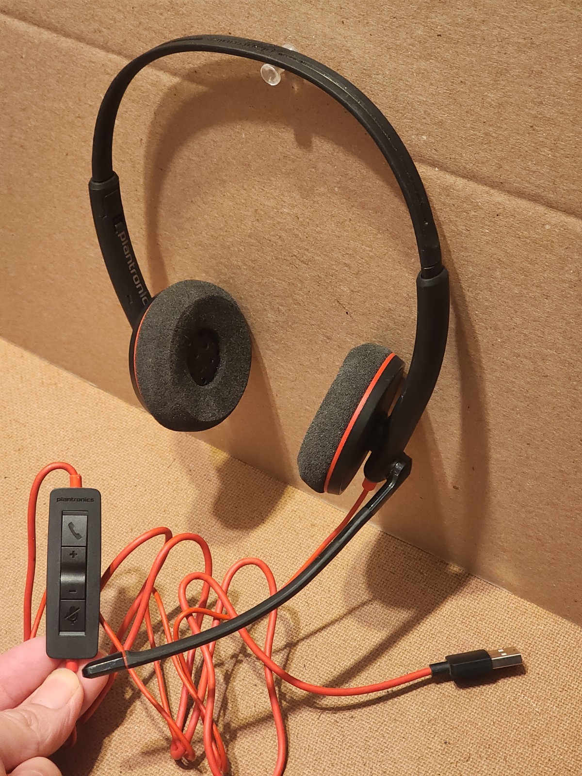 Plantronics Blackwire C3220 USB Headset Over-the-Ear Noise Canceling w/ Controls