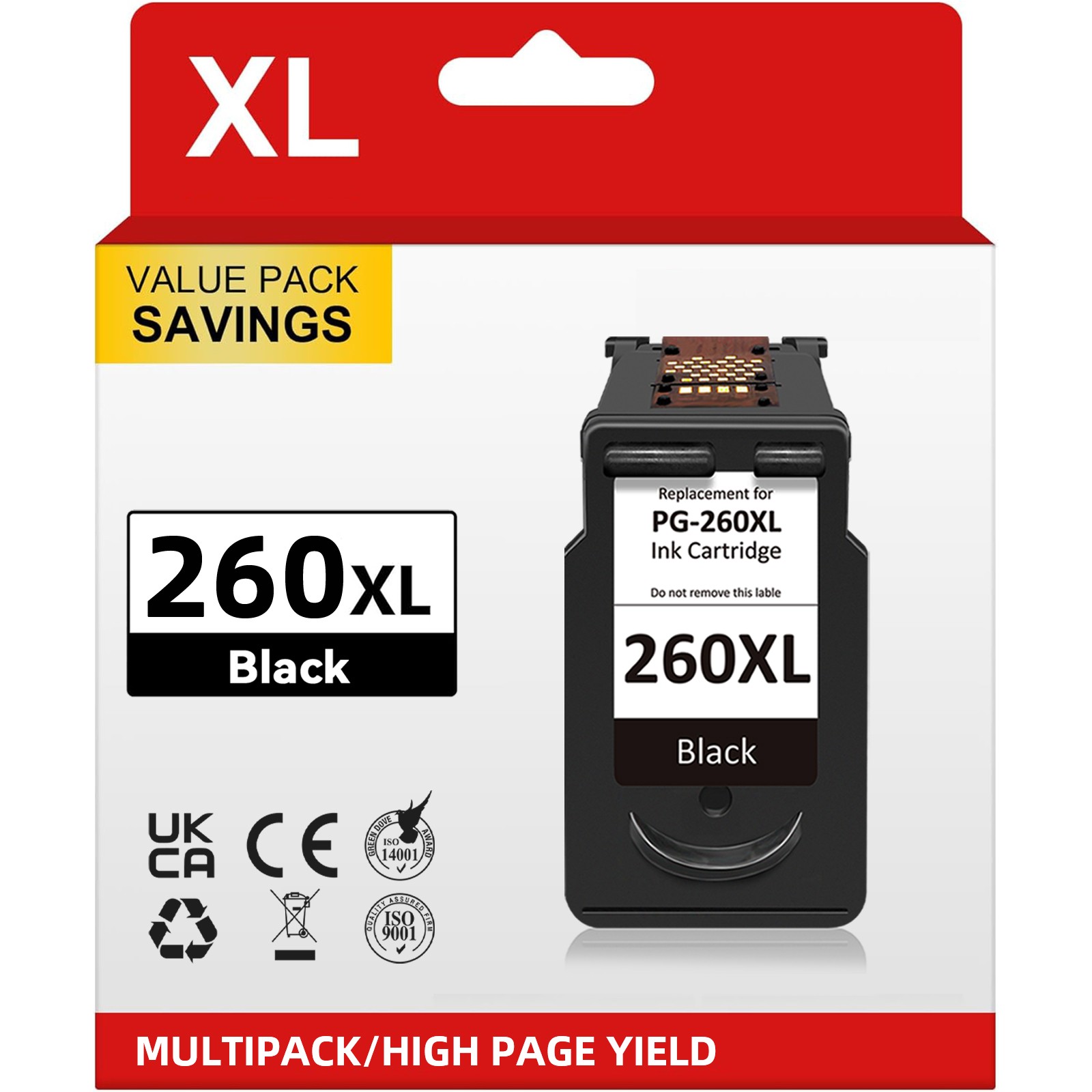 PG-260XL CL-261XL Black Color Ink for Canon 260 261 Ink Cartridge TS6420a TR7020