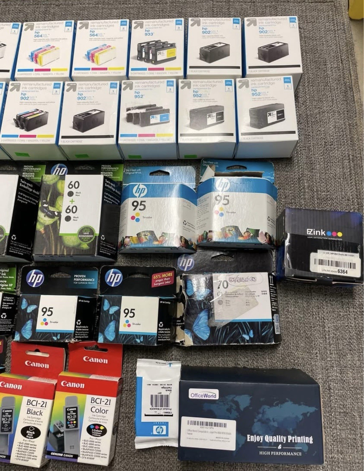 Mixed Lot Of Different Ink/toner Cartridges New/open Box