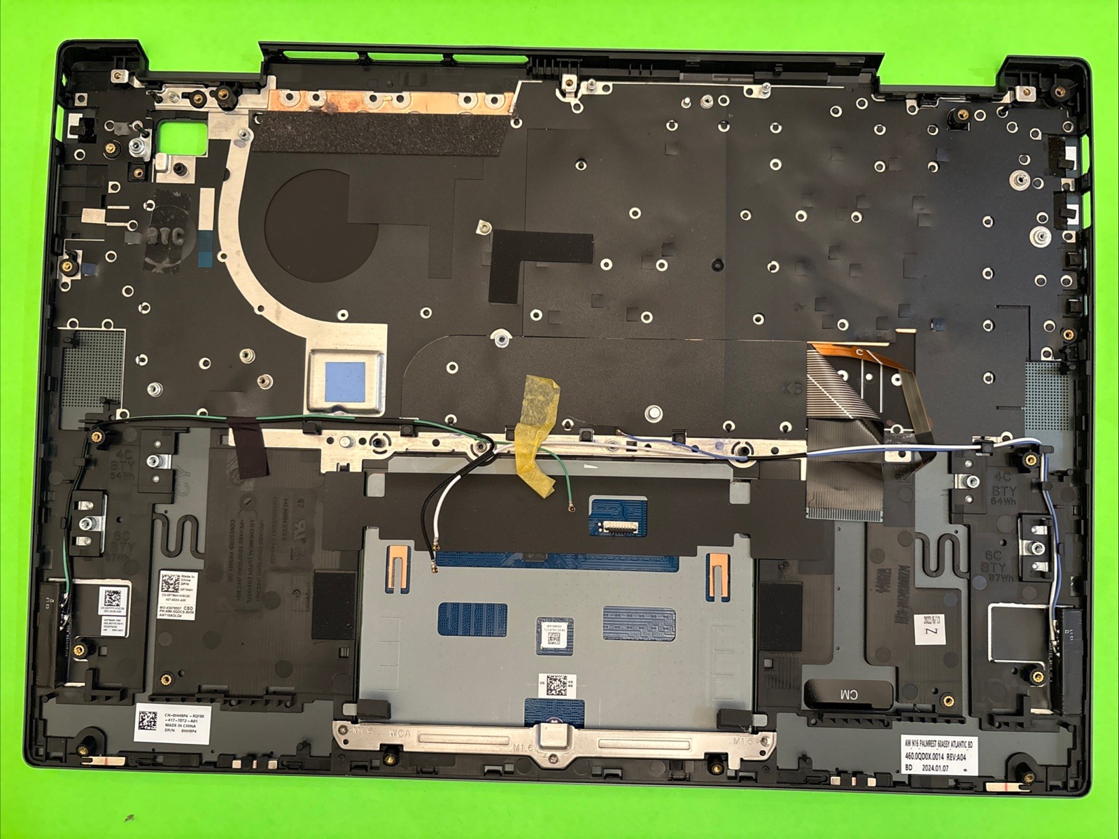 DELL INSPIRON 16 Plus 2-IN-1 PALMREST BACKLIT US Kbd TOUCHPAD HH9P4 0HH9P4 Win
