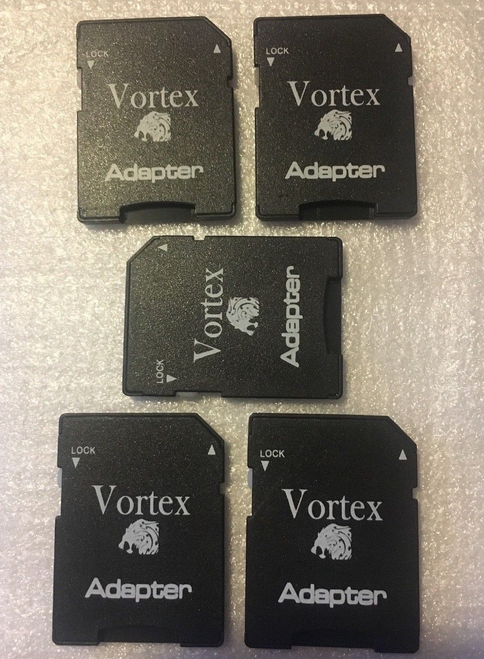 5 Pack Micro SD to SD HC SDHC Memory Card Adapter Readers – NEW