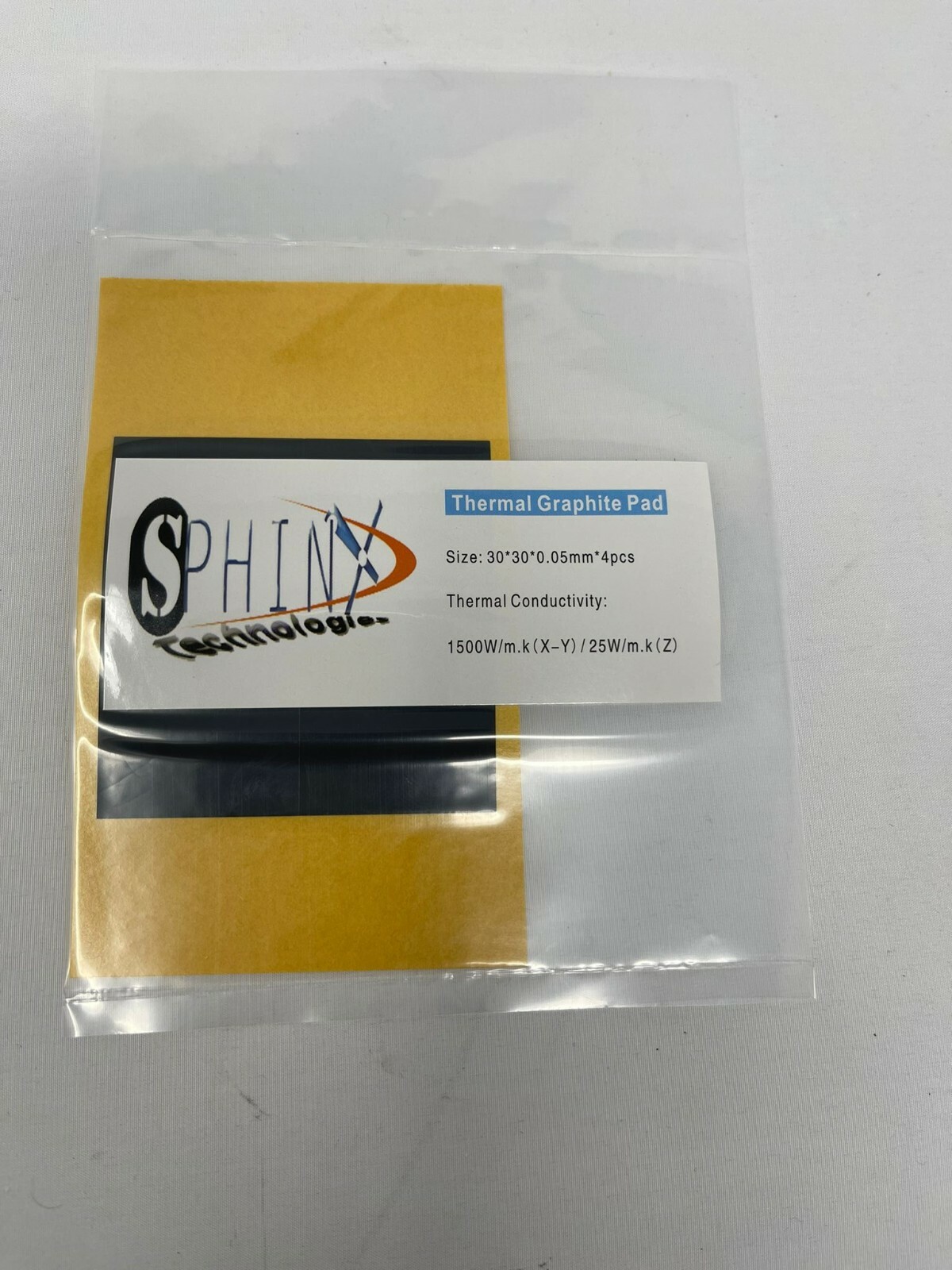 Lot of 4x 30x30mm IC Graphite Thermal Pad – Alternative To Paste – HUGE SAVING!