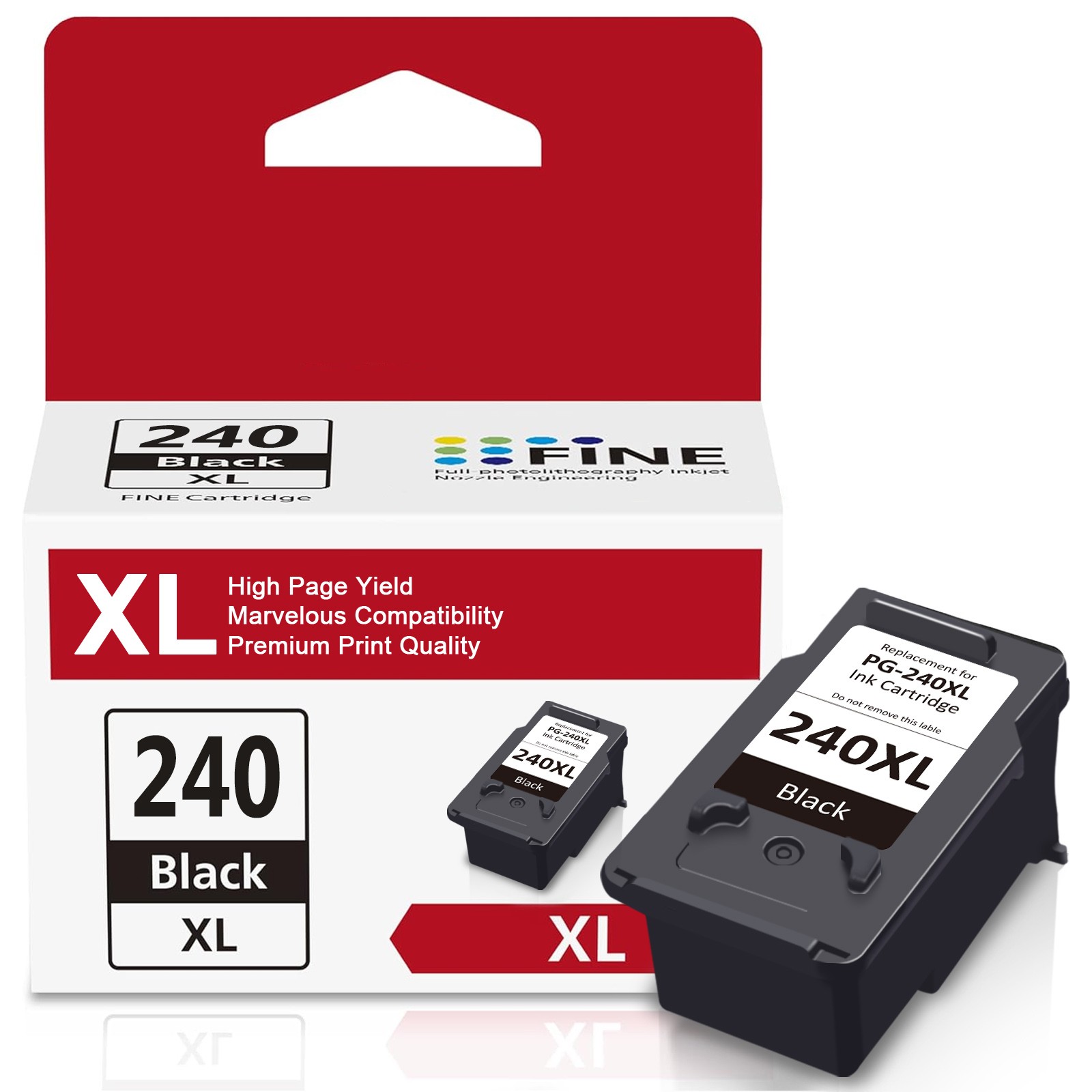 PG-240XL CL-241XL Ink Cartridges for Canon 240 PIXMA MG2220 MG3600 TS5120 MG3620