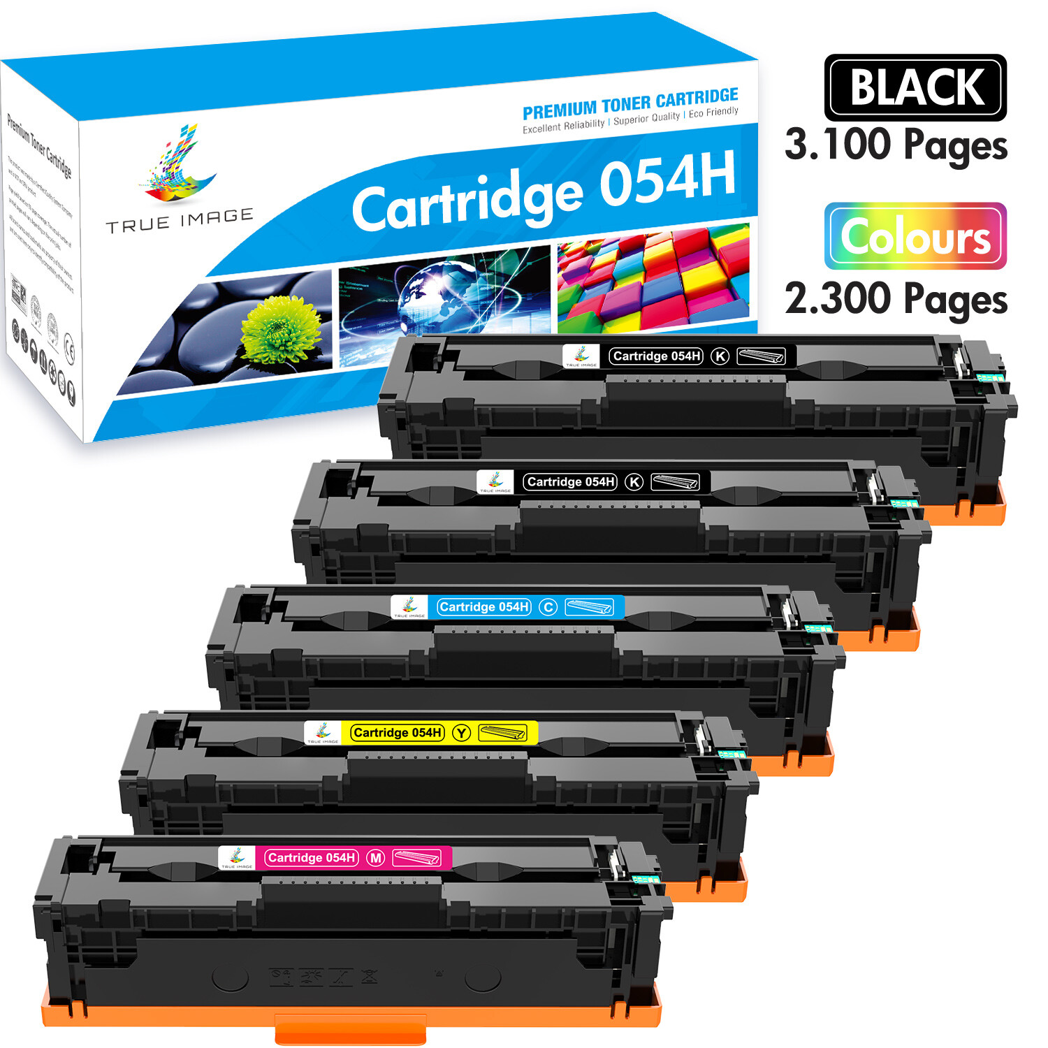 Compatible With Canon CRG 054 054H LBP622cdw MF641cw MF642cdw MF644cdw Ink Toner