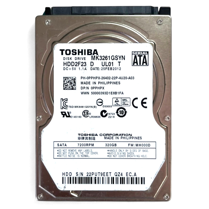 [LOT OF 14] TOSHIBA 320GB HDD Hard Disk Drive MK3261GSYN 7200RPM TESTED
