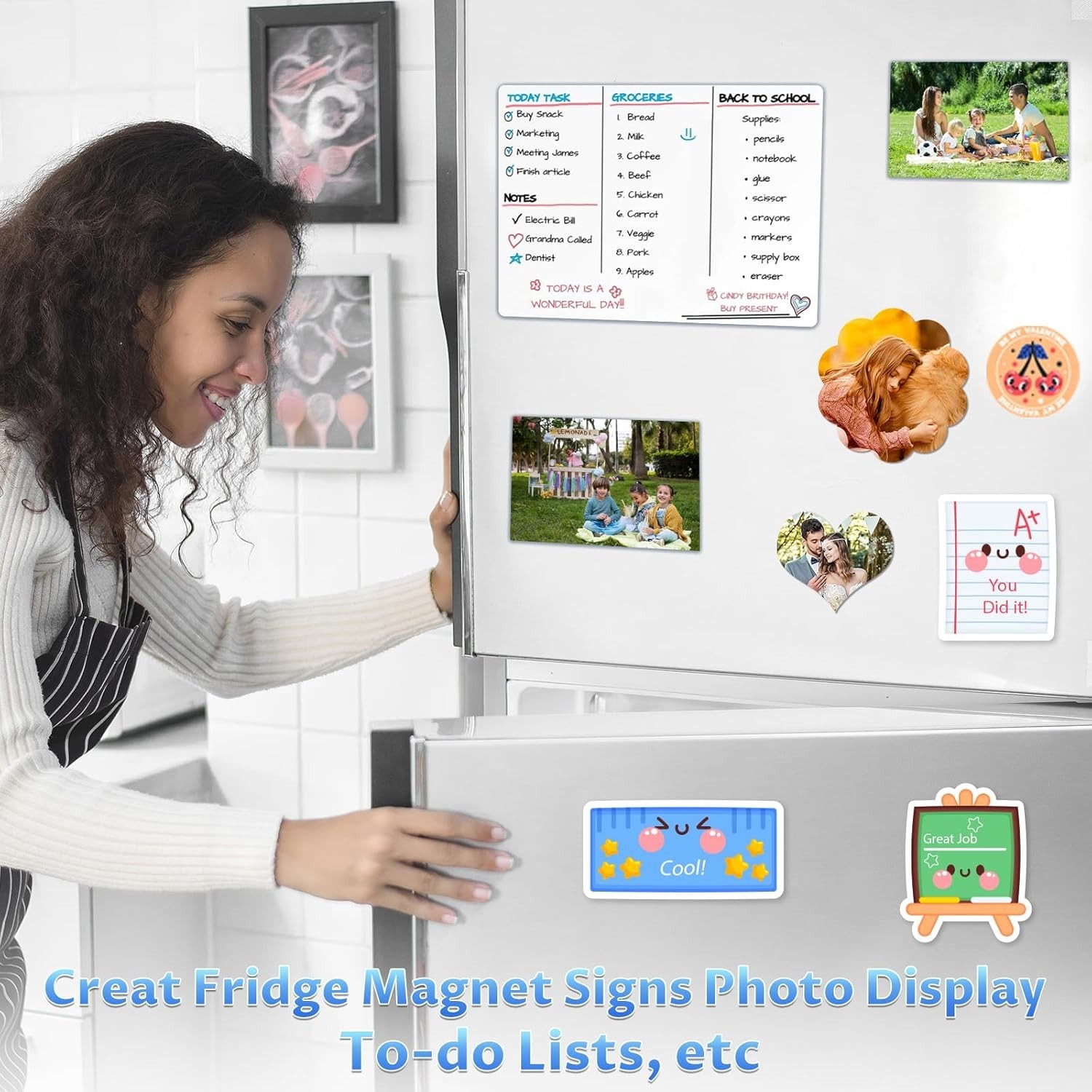 Printable Magnetic Sheets 8.5×11 Inches for Inkjet Printers, 8 Sheets Glossy …