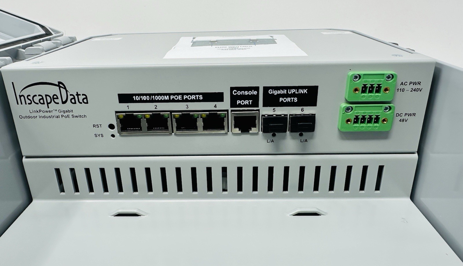 Outdoor IP68 Rugged Managed Gigabit PoE Switch 4-Port, LinkPower LPS3400ATMP-T1