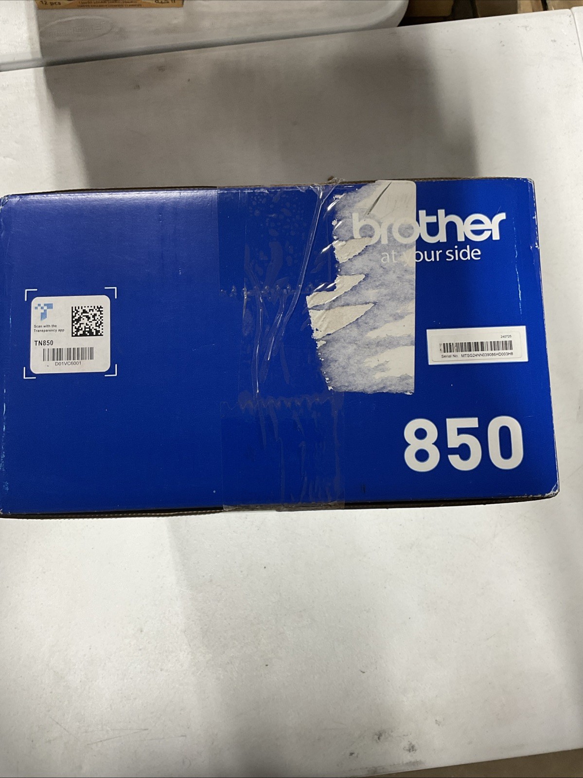 Genuine Brother TN850 Black High Yield Toner Cartridge OEM Open Box New