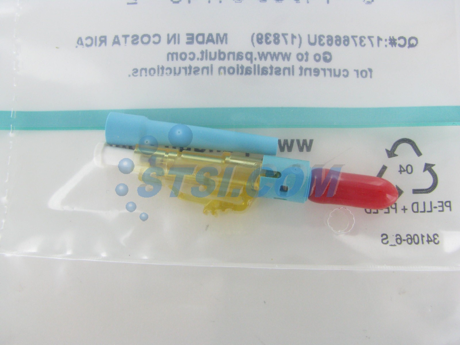 (10) Panduit FLCSMCXAQY LC Simplex OM3/OM4/OM5 Fiber Optic Connector ~STSI