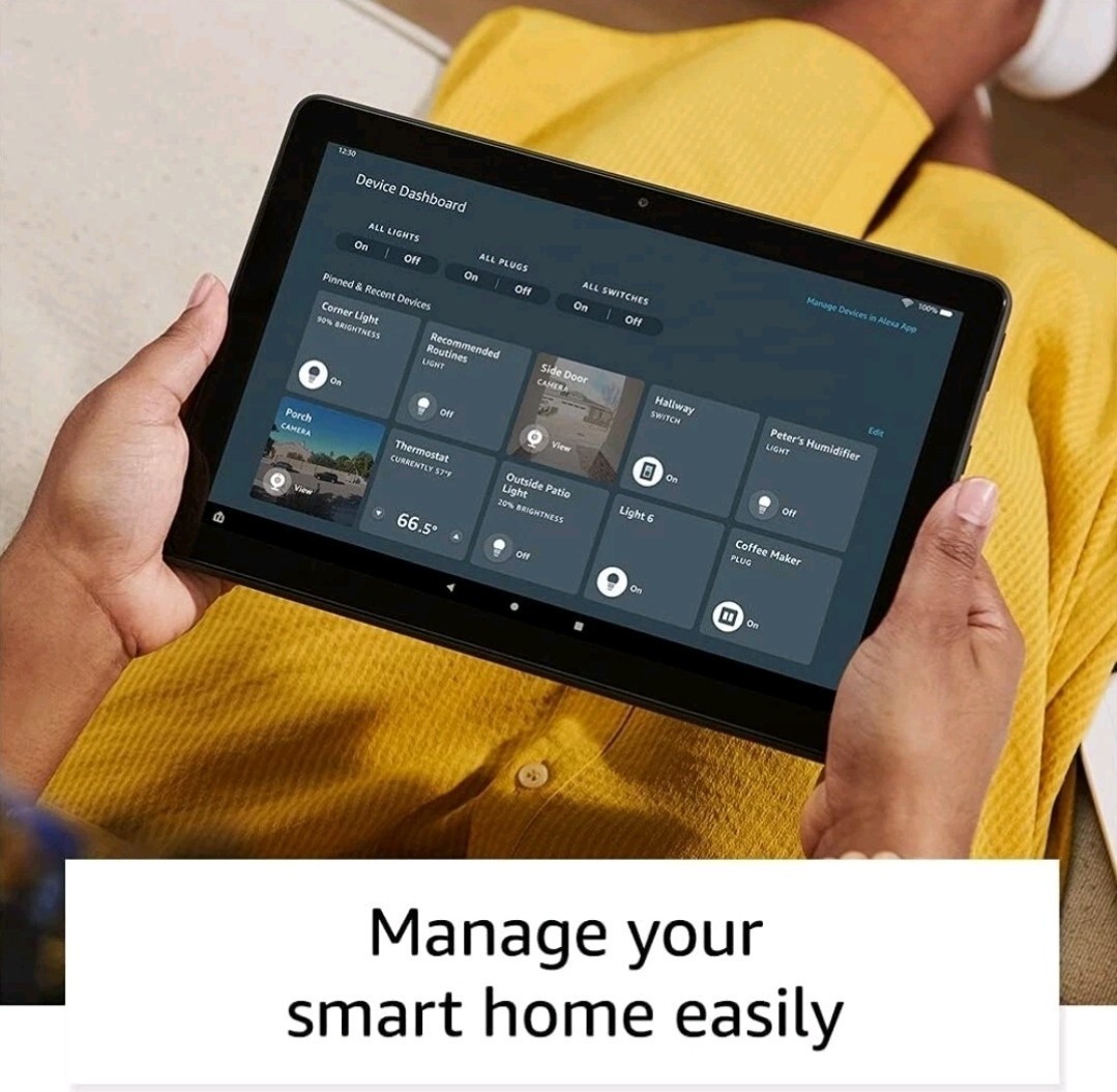 🔥 Amazon Fire HD PLUS 64GB Tablet Wi-Fi 10 Inch + Alexa 2021 11th Gen – SLATE