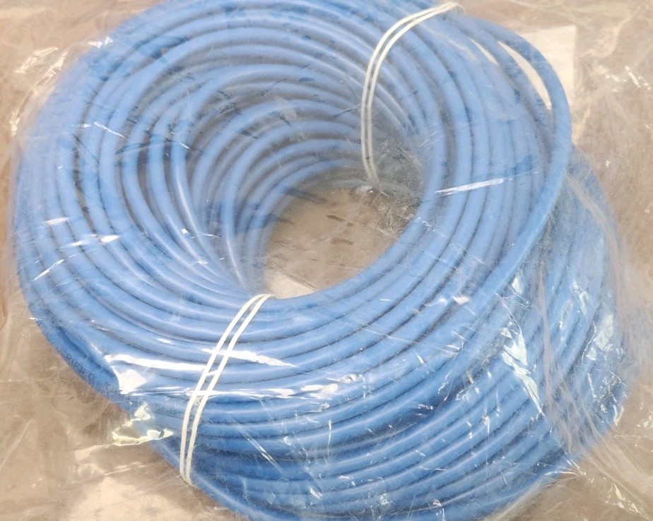 Cat 6 High-Speed Ethernet Cable Blue 200Ft 24AWG 550MHz Up To 10Gbps RJ45 CCA
