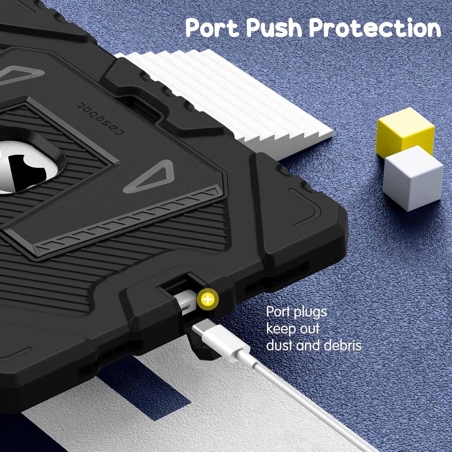 Rugged Case for iPad (A16) 11th Gen 11 Inch (2025) Heavy Duty Kickstand Cover