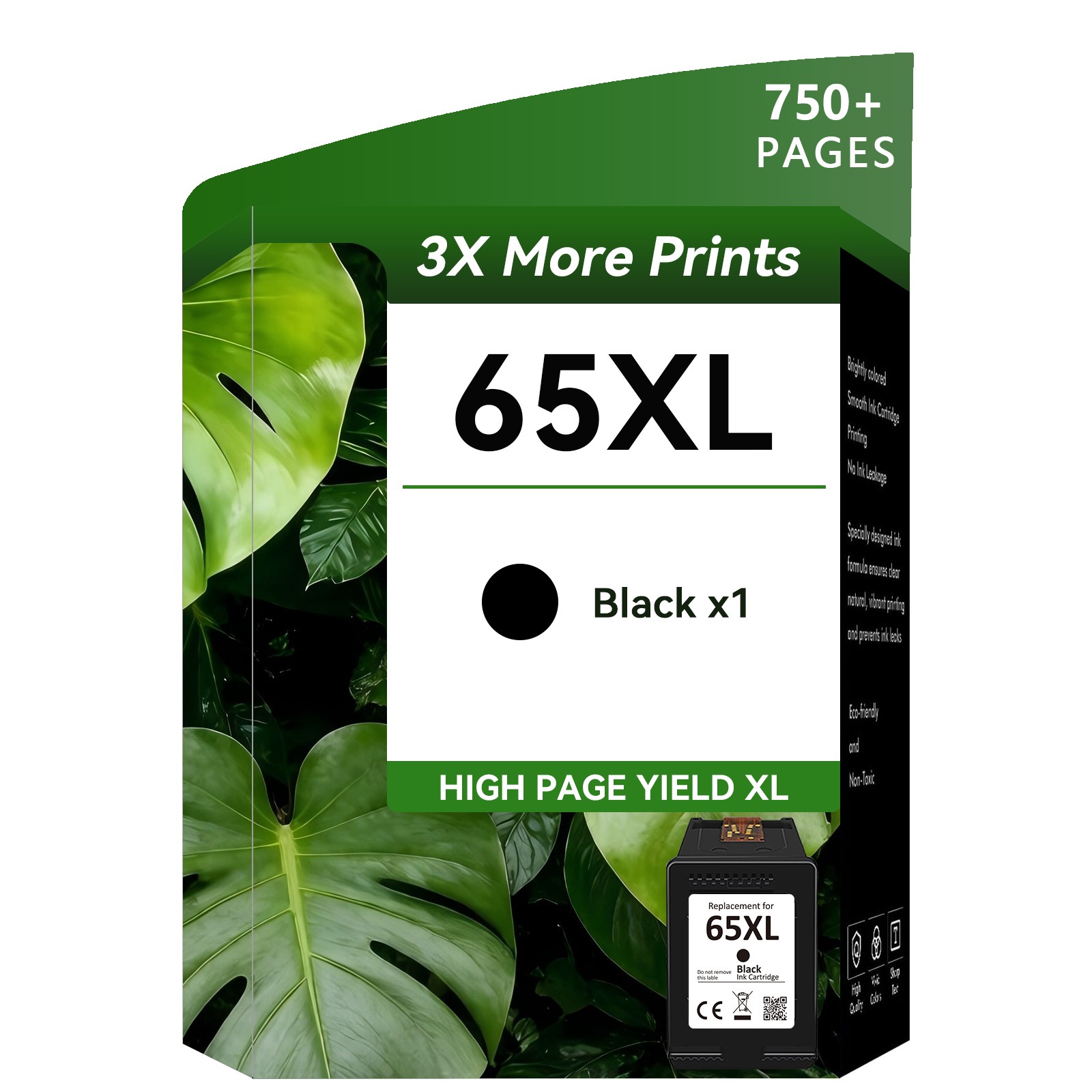 Black Color Ink Cartridge for HP 65XL Envy 5020 5052 Deskjet 2600 2652 2636 Lot