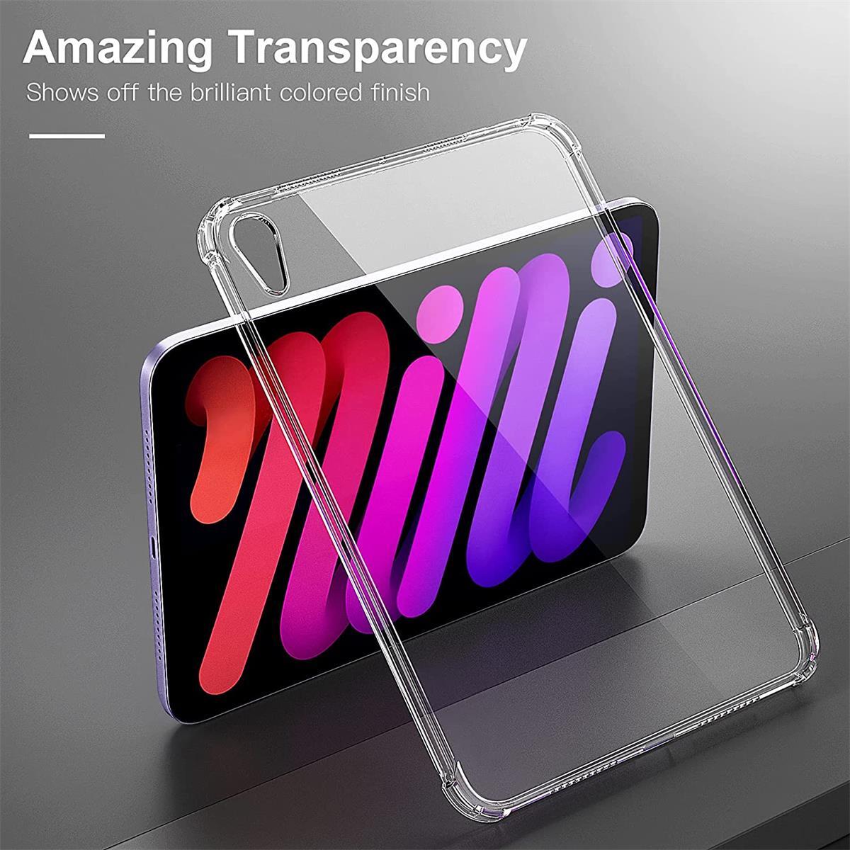 Clear Case for iPad Mini 7 A17 Pro 2024/iPad Mini 6 8.3-inch Shockproof Cover