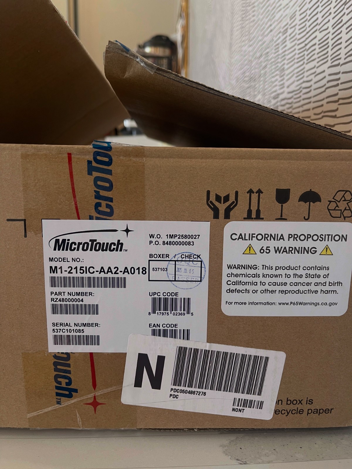BRAND NEW (2) MicroTouch 21.5″ POS / KDS Touchscreen Computers (M1-215IC-AA2)