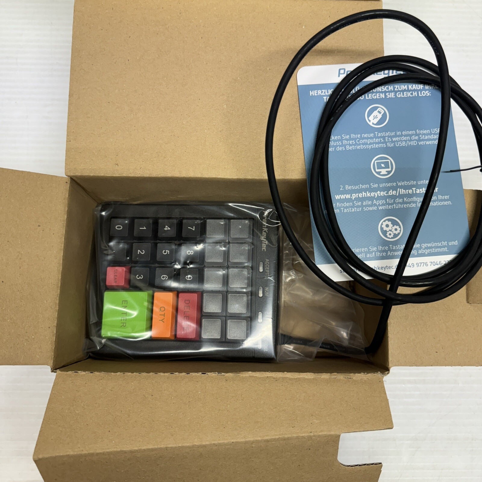 New PrehKeyTec MCI30 Keyboard Programmable C2N14E1I2 TL-331 90328-056/1805
