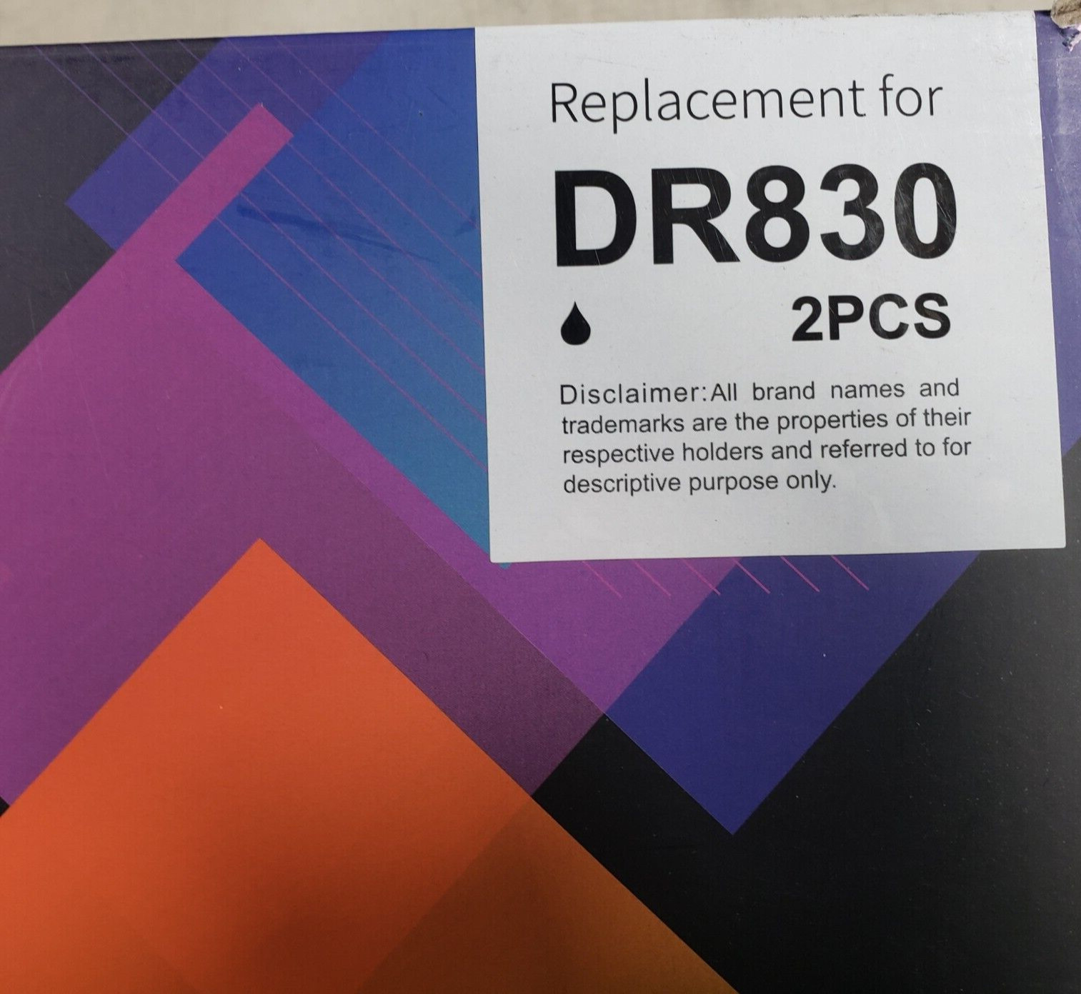 MYTONER Compatible Replacement for Brother DR-830 DR830 Drum Unit High Yield for