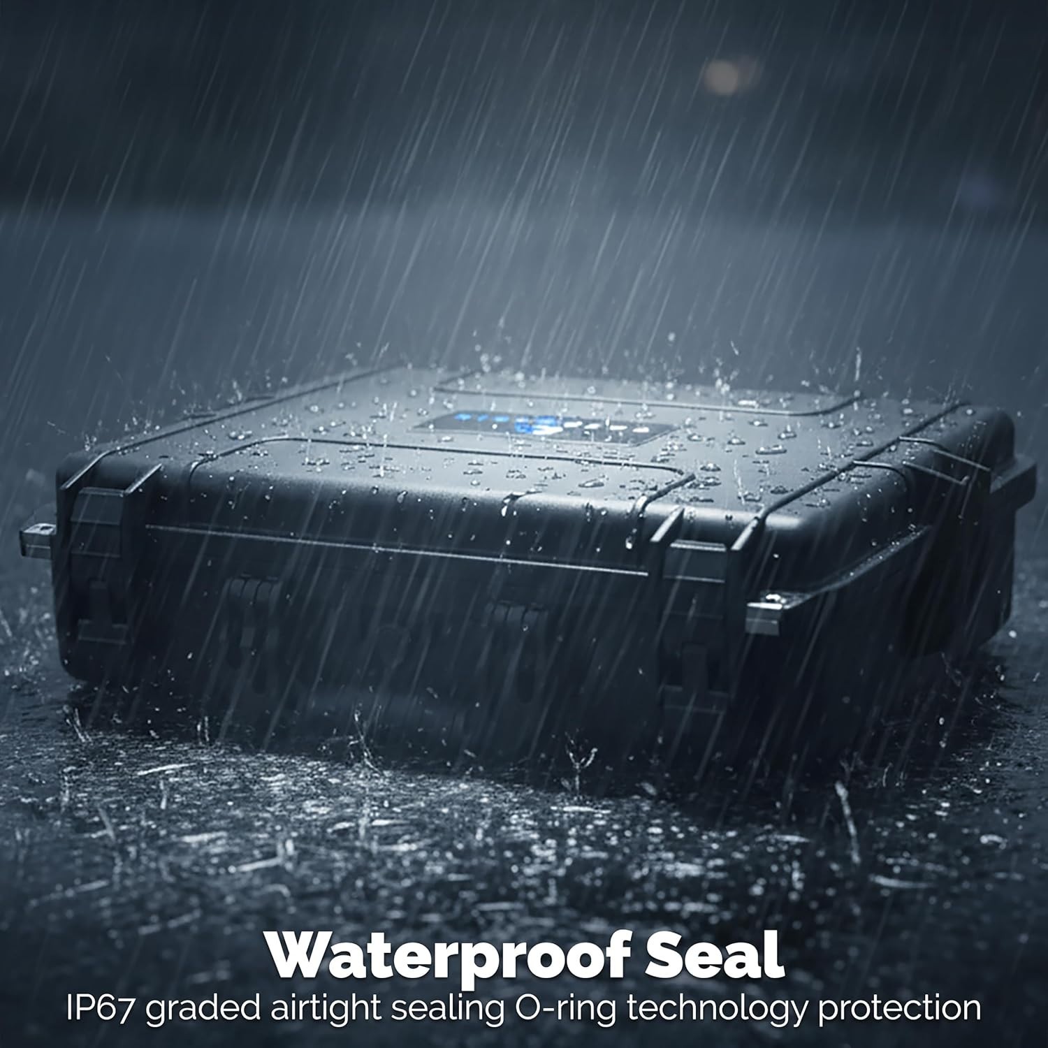 Lightweight Waterproof Hard Case for 15.6-17.3″ Gaming Laptops & Accessories