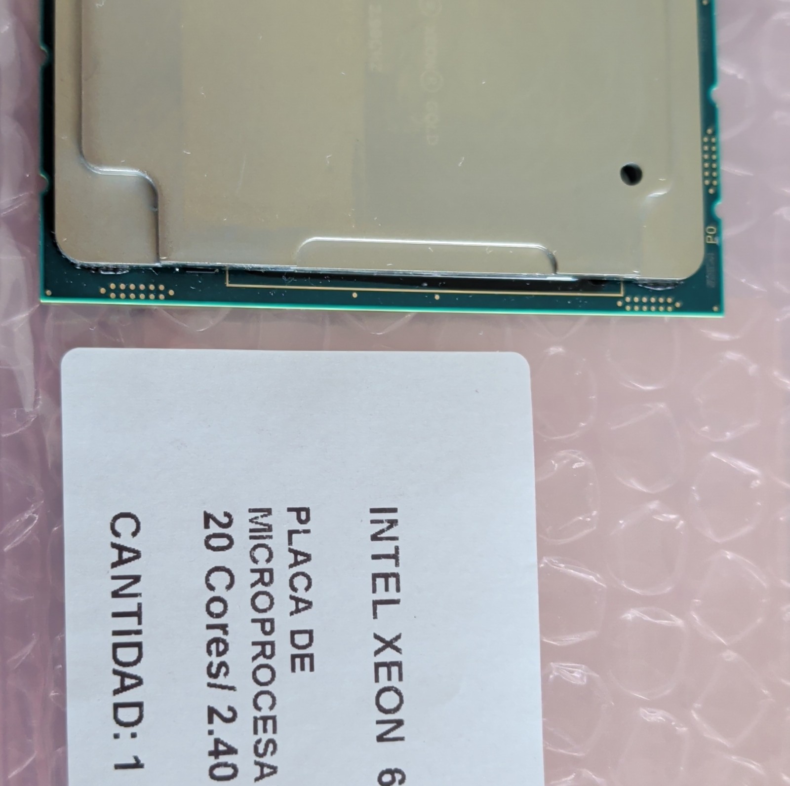 Intel Xeon 20-Core 2.40GHz Processor Server CPU High-Performance Computing