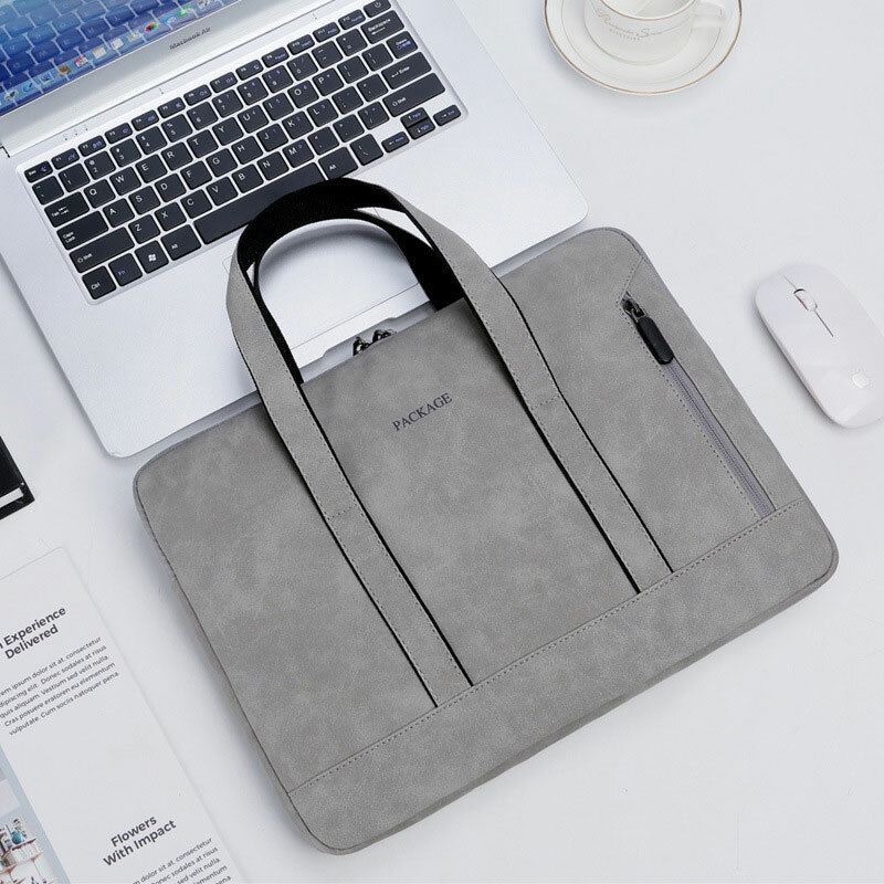 Laptop Handle Bag Notebook Tote Pouch 13″14″15.6″ Faux Suede Cover For Asus Sony