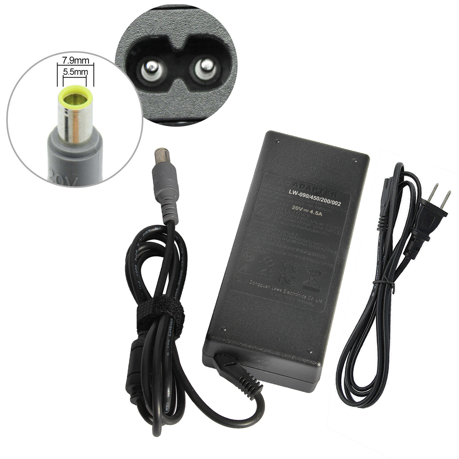 65/90W Lenovo Adapter For ThinkPad B490 B590 5935, 5936, 5941 SL300 SL400 Z60m