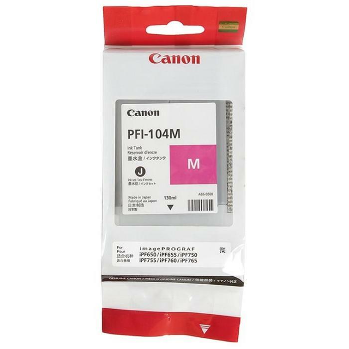 GENUINE Canon PFI-104 Magenta for imagePROGRAF iPF650 iPF655 iPF750 iPF760