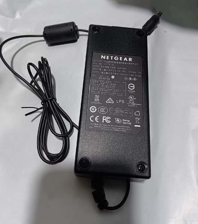 NETGEAR P/N:332-10773-02 6.3*3.0mm 48V 1.66A 1.25A Power Supply Adapter Charger