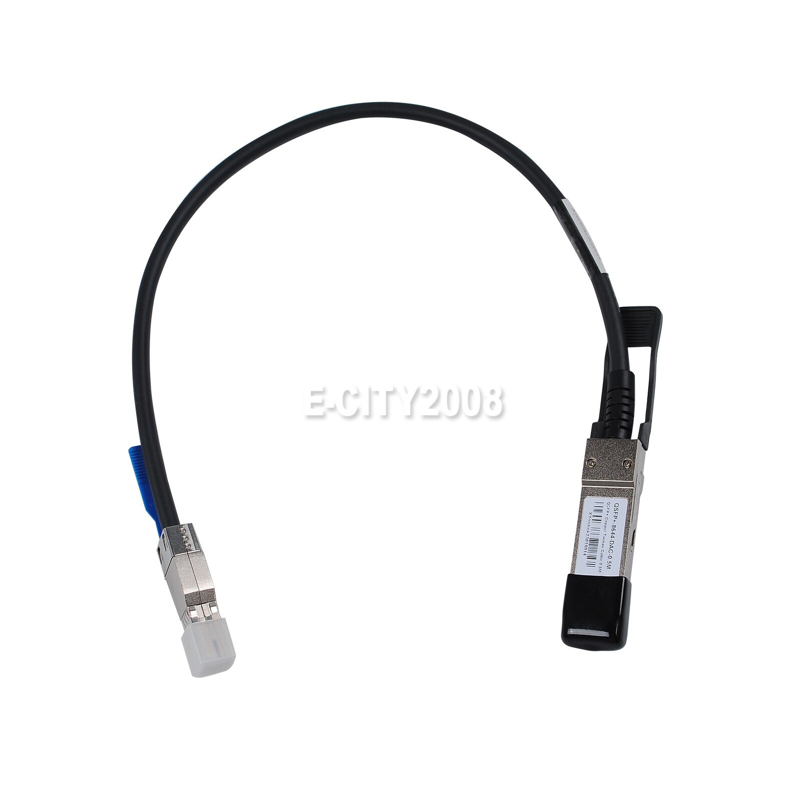 External SAS Cable QSFP SFF-8436 to SFF-8644 Hybrid HD Mini SAS Cable 50cm