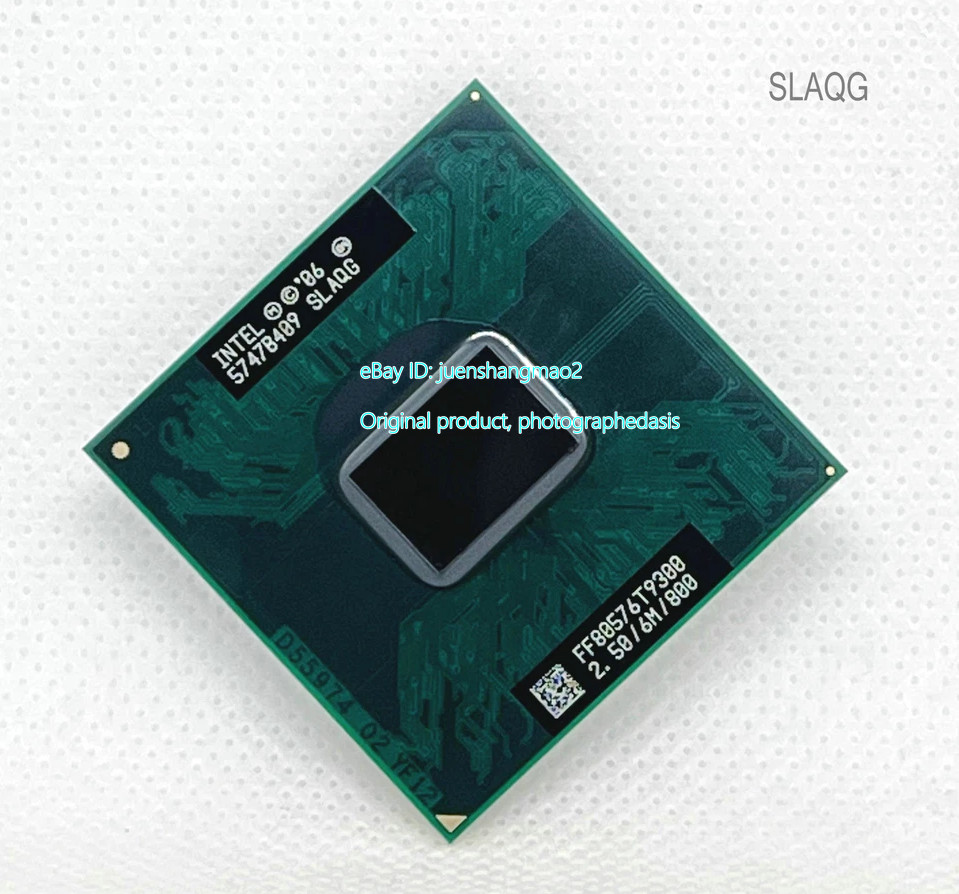 Intel Core 2 Duo T9300 2.5GHz 6M Dual-Core 800MHZ SLAYY/SLAQG Notebook Processor