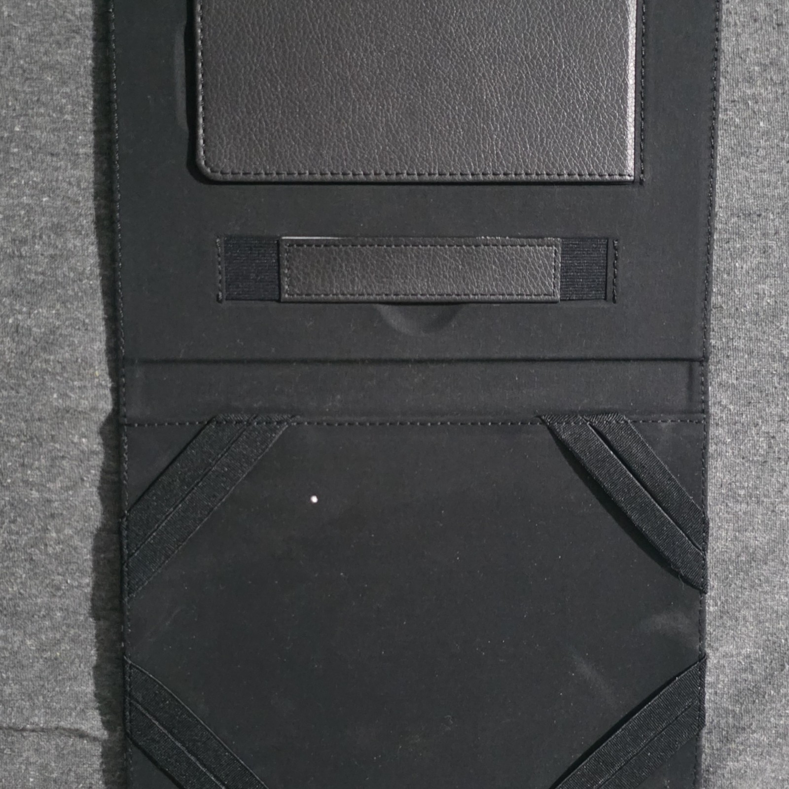 Composition Book Style Folio Case Synthetic Leather Black White ipad mini 7