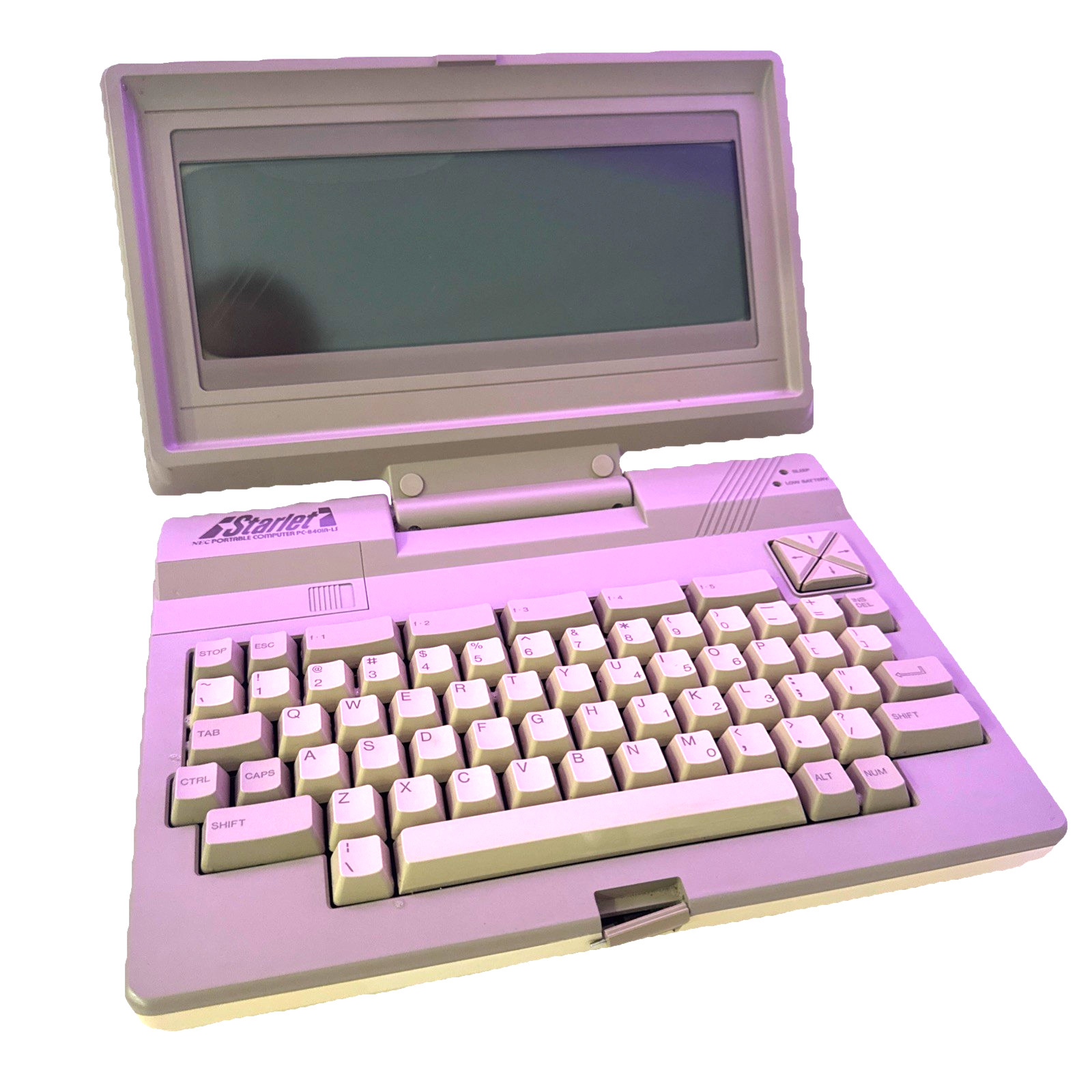 Vintage NEC PC-8401A-LS Starlet 1985 Portable Mini Computer Japan