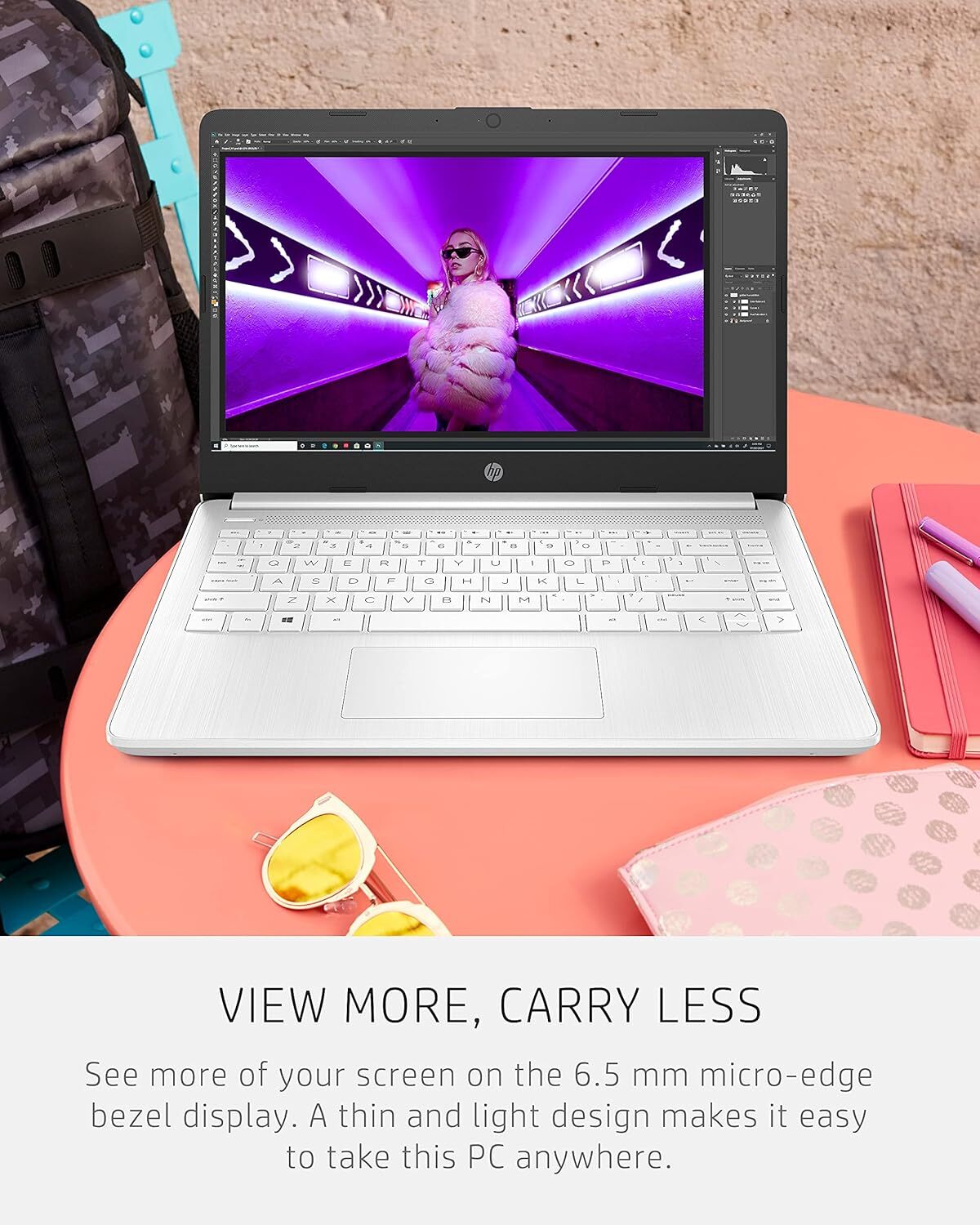 HP 14″ Laptop – Intel Processor N4120 4GB Memory 64GB eMMC Storage Windows 11