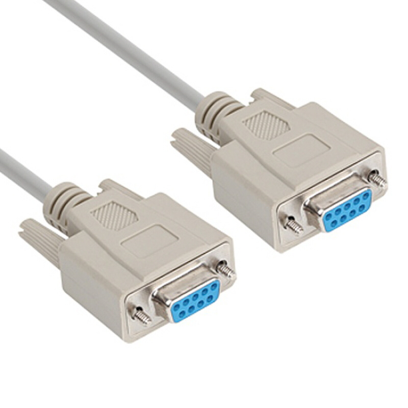 3M 10FT 9 Pin Serial Null Modem Cable Cross Female to Female RS232 DB9 F-F