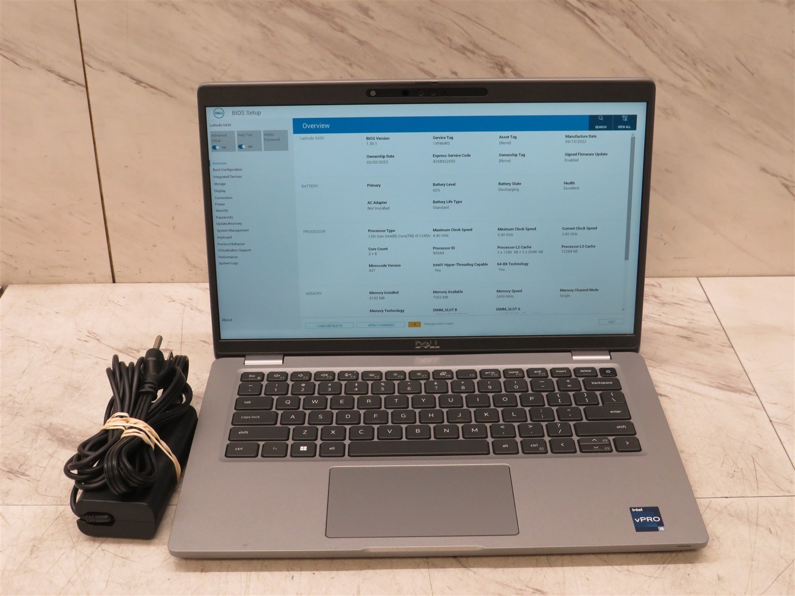 Dell Latitude 5430 Laptop Intel i5-1245U@4.4GHz 8GB RAM – AC #12