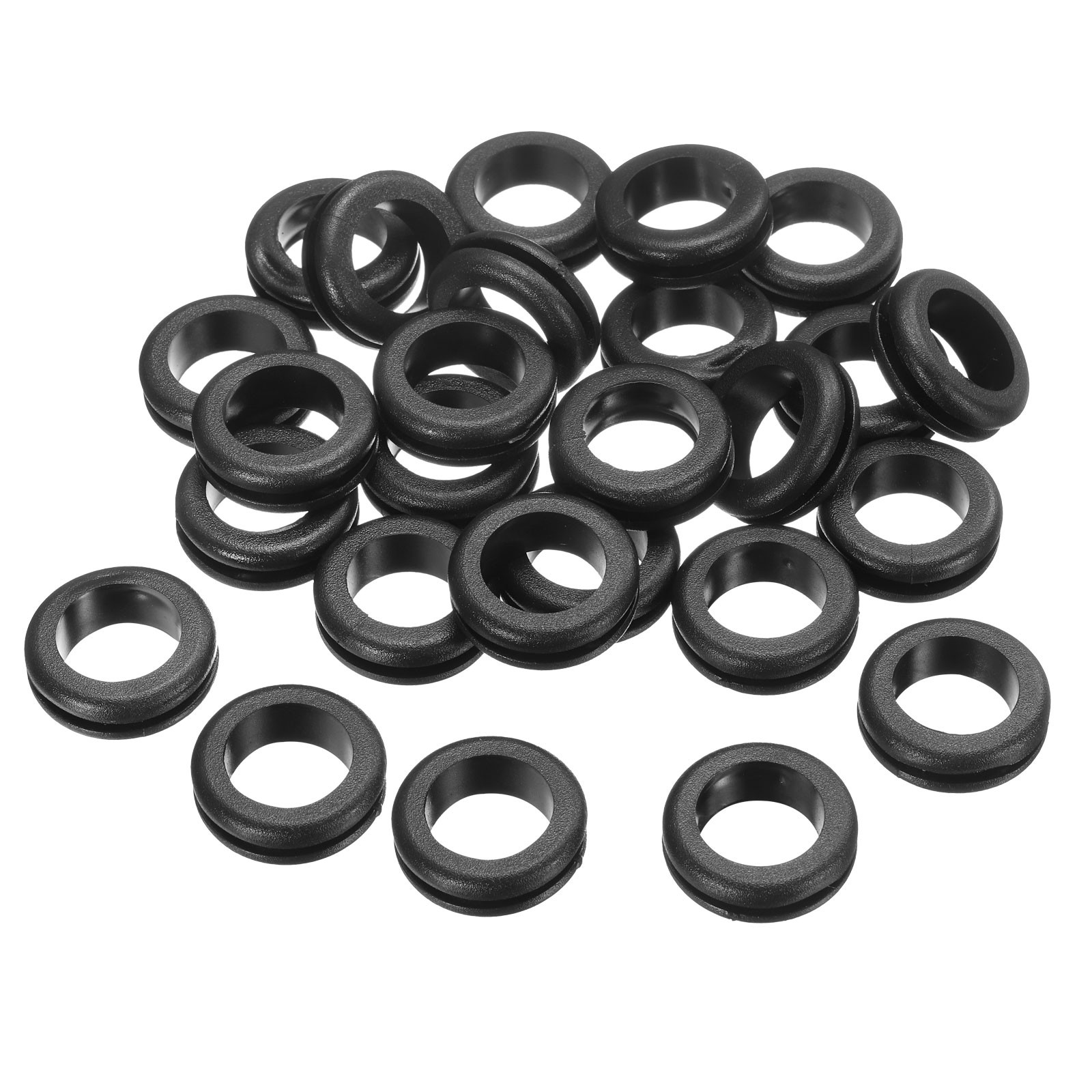 25Pcs 18x22mm Rubber Grommets Firewall Grommet Automotive for Wiring Black