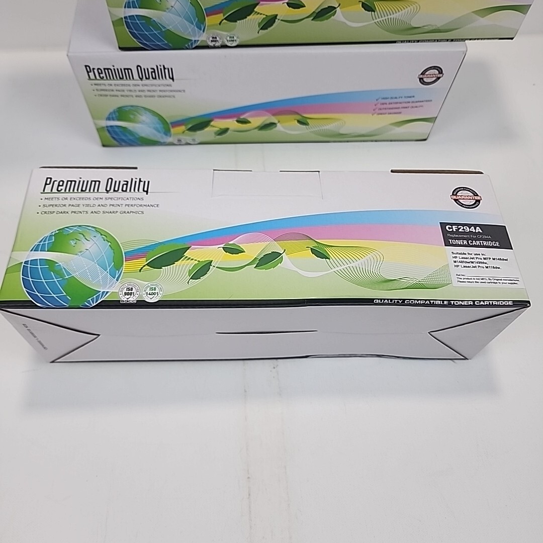 Premium Quality Toner cartridge Lot of 4 NEW IN BOX CF294A ISO 9001 ISO 14001