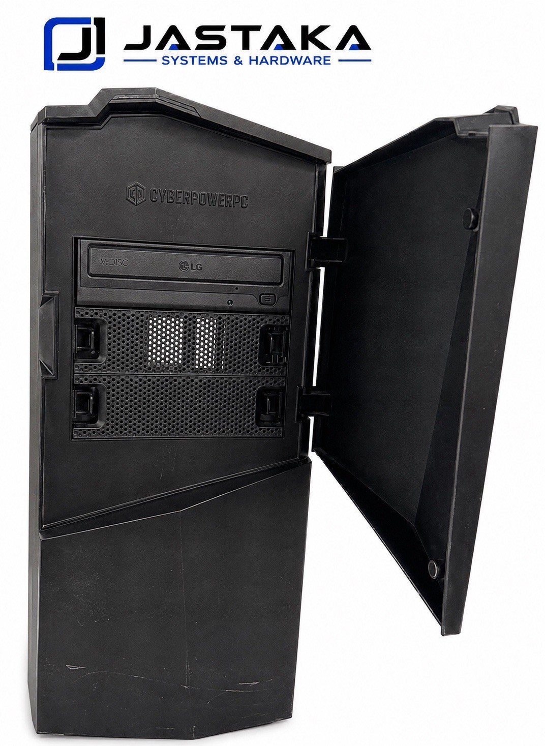 CyberPowerPC C Series ATX Mid Tower Case Black Steel/Acrylic Side Window