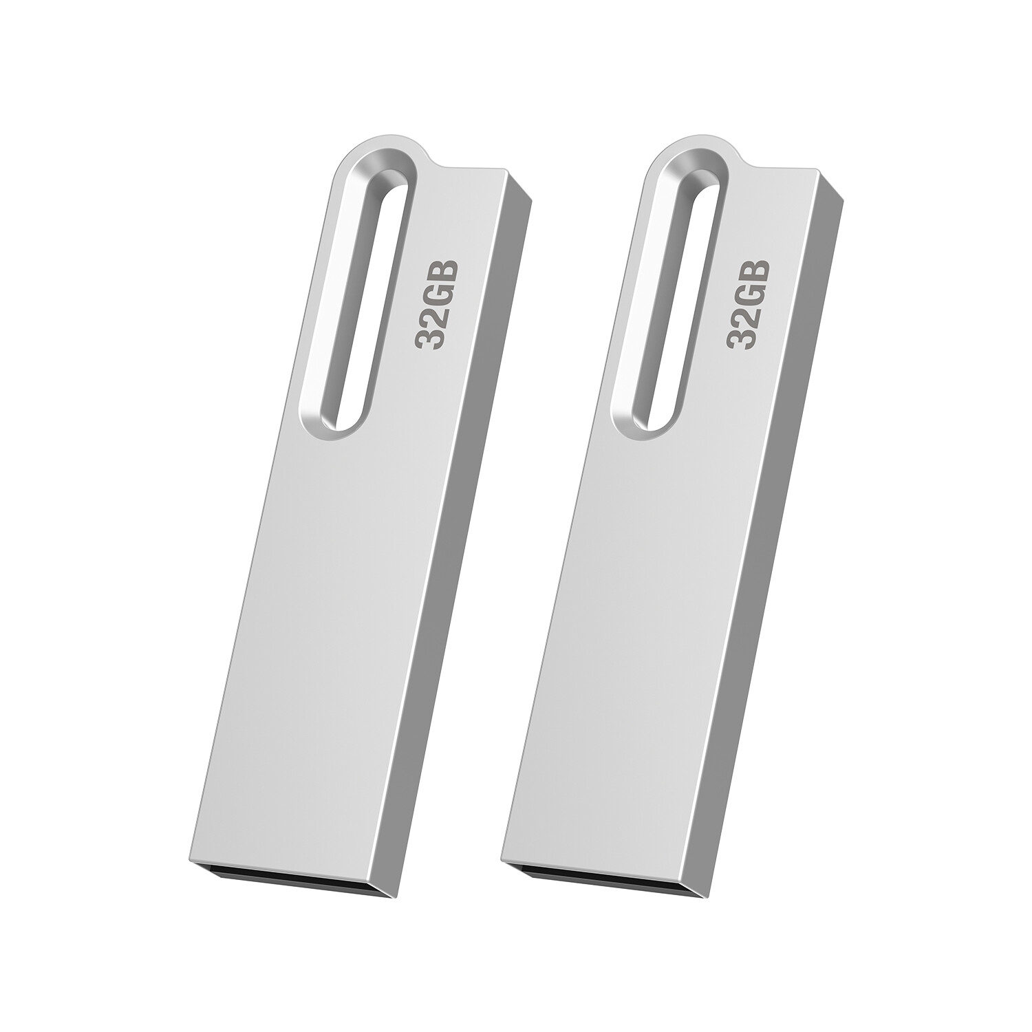1/5/10PCS USB 2.0 32GB 64GB Metal USB Flash Drive Memory Stick For PC Laptop Lot