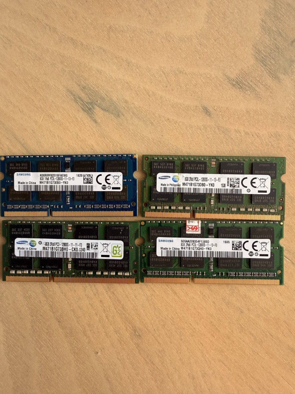 Samsung 8GB DDR3L 1600MHz PC3L-12800S SO-DIMM Laptop Memory RAM Mixed Models