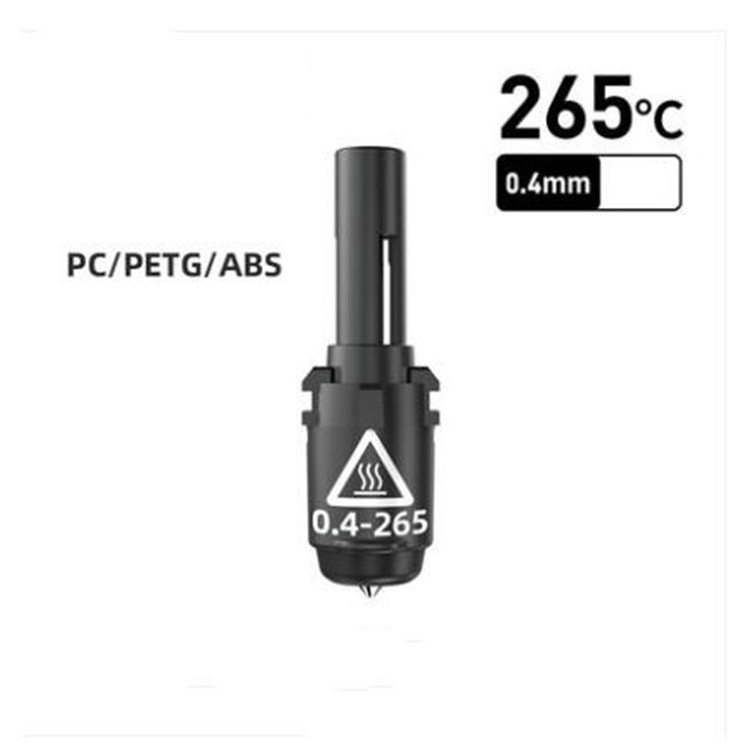 High Temperature 0.4mm Nozzle 265°C for Flashforge Adventurer 3/4 3D Printer