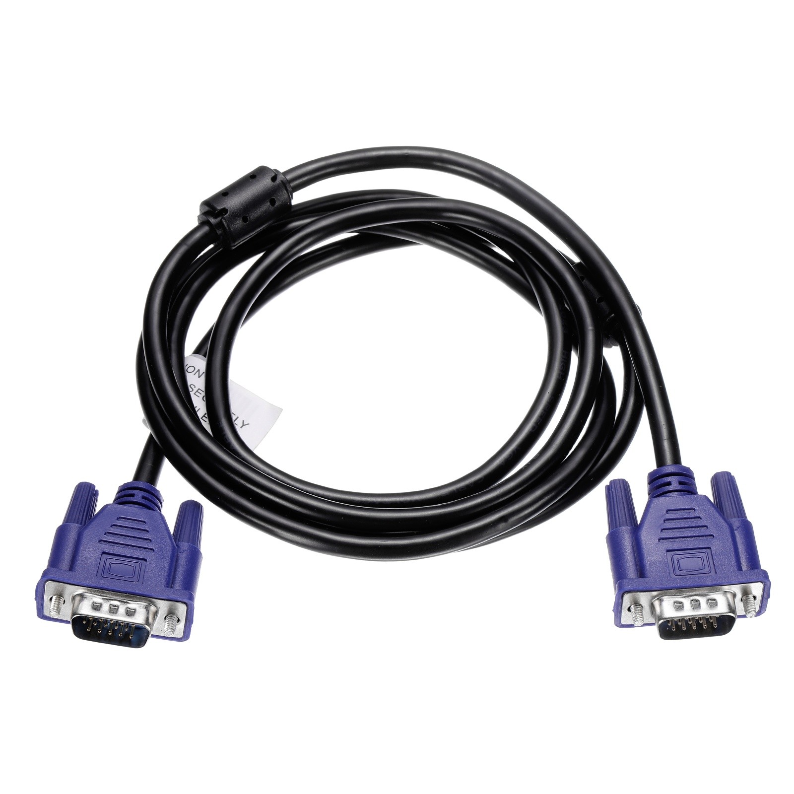 VGA Cable (5 ft 9 Pin) – Male to Male Video Cable Adapter Cord Blue