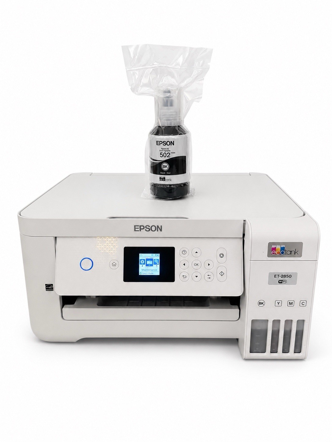 Epson EcoTank ET-2850 Wireless Color All-in-One Supertank Printer Extra BLK Ink