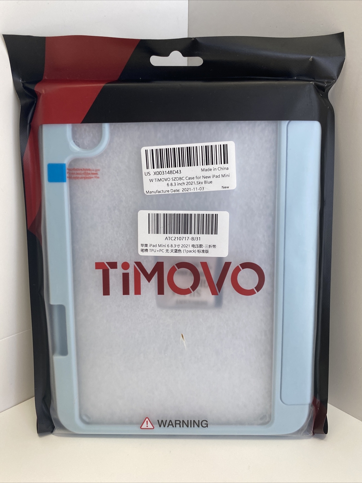 Timovo Case for iPad Mini 6 (8.3 inch, 2021) sky blue