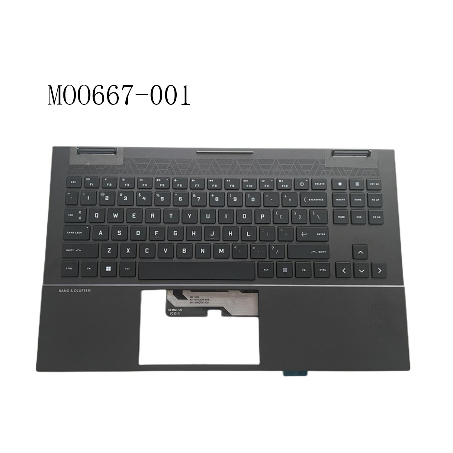 New For HP OMEN Laptop 15-EK 15-EN Palmrest w/RGB Backlit Keyboard M00667-001 US